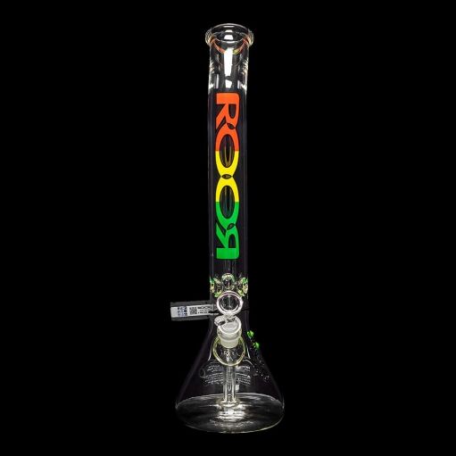 ROOR Classic 18" Beaker Bent Neck "Rasta" 07