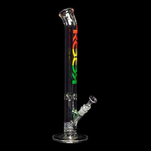 ROOR Classic 18" Straight Tube Bent Neck "Rasta" 06