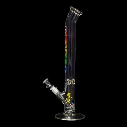 ROOR Classic 18" Straight Tube Bent Neck "Rasta Outline" 01