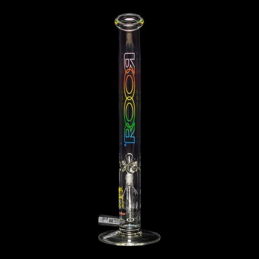 ROOR Classic 18" Straight Tube Bent Neck "Rasta Outline" 03