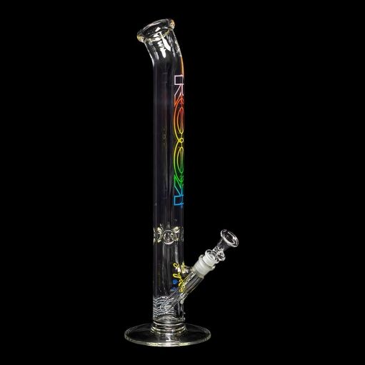 ROOR Classic 18" Straight Tube Bent Neck "Rasta Outline" 06