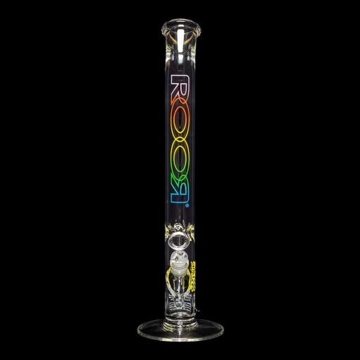 ROOR Classic 18" Straight Tube Bent Neck "Rasta Outline" 07