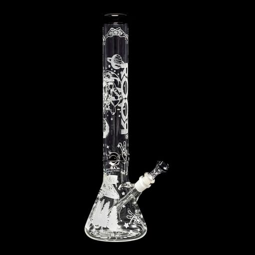 ROOR Custom Sandblasted 18" Water Pipe - Alien O.G. Strain - 06
