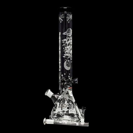 ROOR Custom Sandblasted 18" Water Pipe - Alien O.G. Strain - 09
