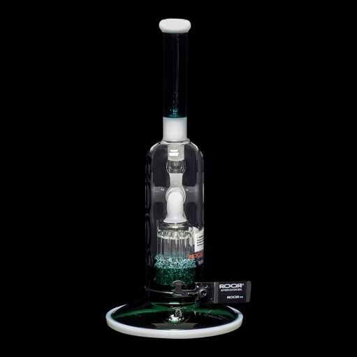 ROOR Tech 12″ Fixed Stemless Bubbler – Jade & White 03