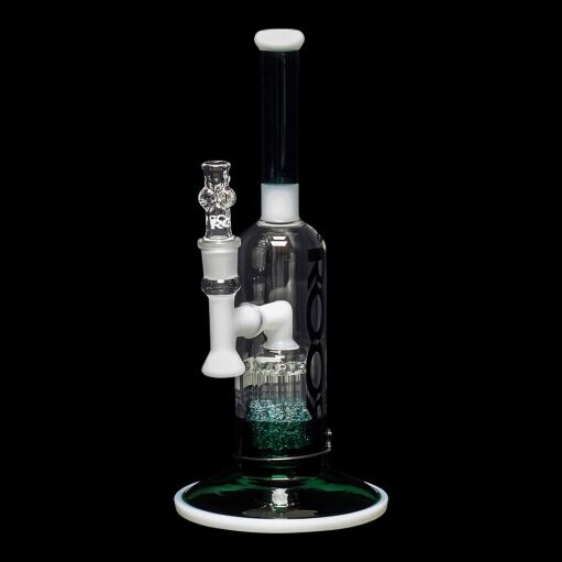 ROOR Tech 12″ Fixed Stemless Bubbler – Jade & White 08