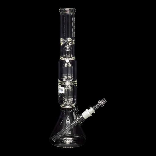 ROOR Tech 17" Double 4-Arm Tree Perc Beaker Water Pipe - 05