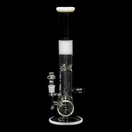 ROOR Tech 18" Inline Bong "Smokey Grey & White" 03