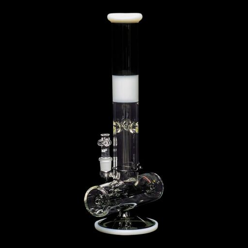 ROOR Tech 18" Inline Bong "Smokey Grey & White" 04