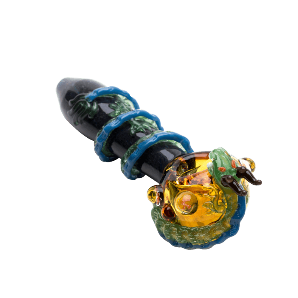 Empire Glasswork Dragon Sphere Hand Pipe - Small 02