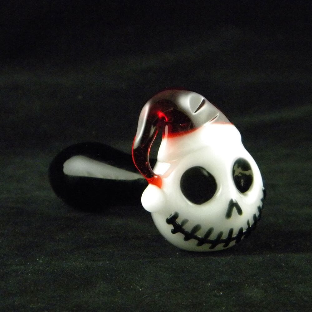 Chameleon Glass Jack Skellington Glass Pipe Santa