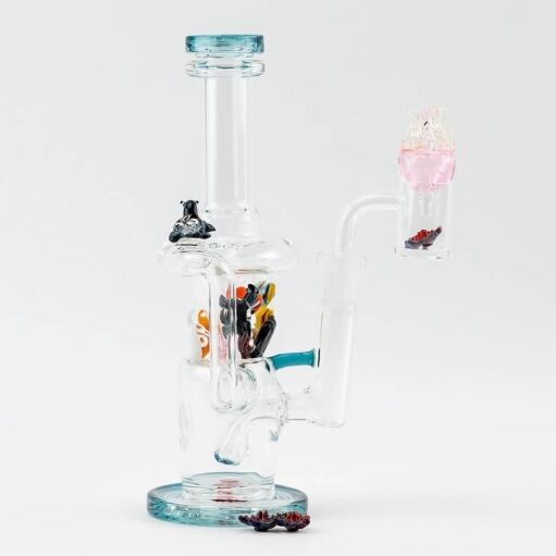 Empire Glassworks Mini Recycler Rig East Australian Current - 03