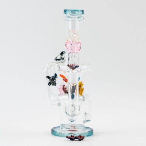 Empire Glassworks Mini Recycler Rig East Australian Current - 04