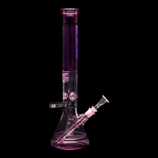 ROOR Custom Classic 18″ Beaker Bong 50x5mm – Translucent Pink - 05
