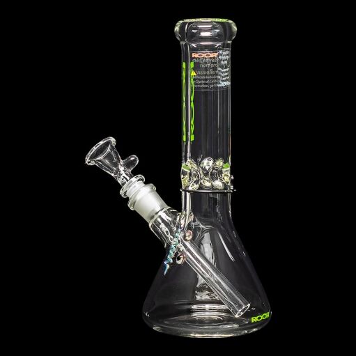 ROOR Mini 10" Beaker Water Pipe 40x7mm - Green - 02