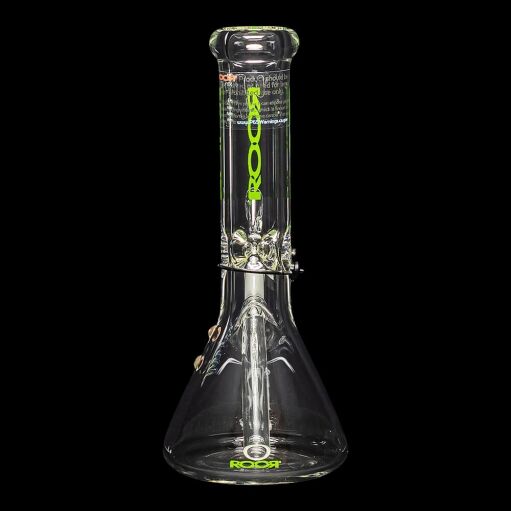 ROOR Mini 10" Beaker Water Pipe 40x7mm - Green - 03
