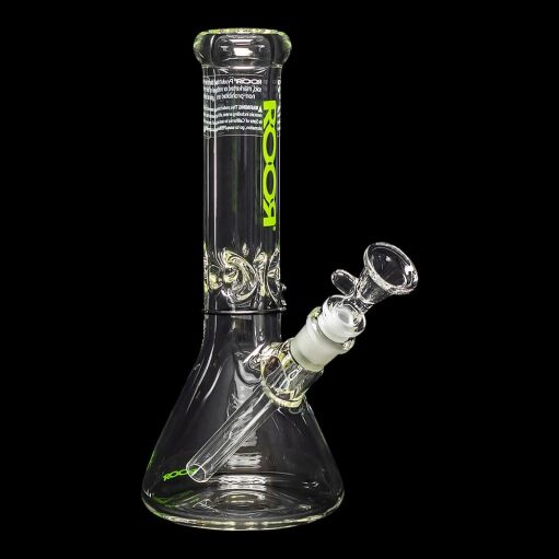 ROOR Mini 10" Beaker Water Pipe 40x7mm - Green - 06