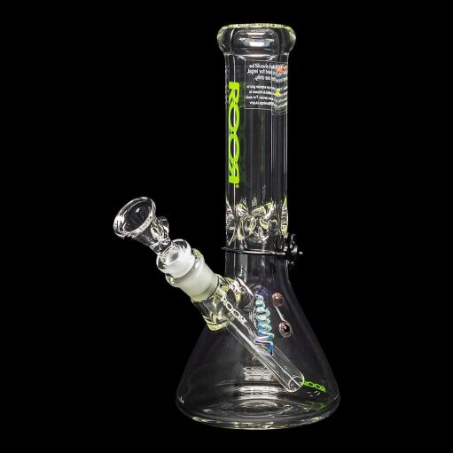 ROOR Mini 10" Beaker Water Pipe 40x7mm - Green - 08