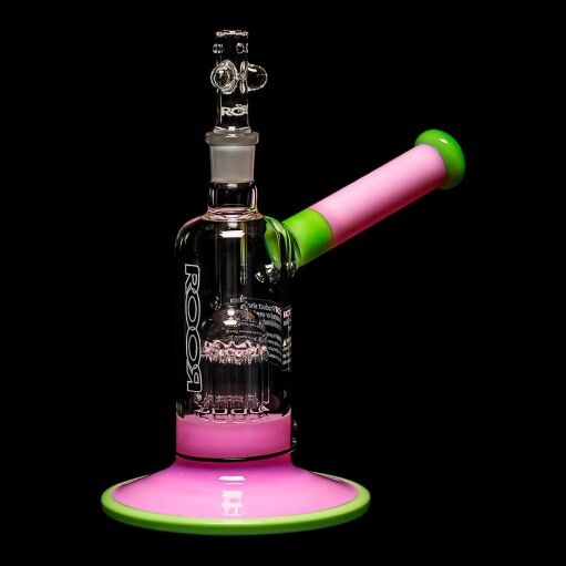 ROOR Tech Fixed Stem 8" 10-Arm Tree Bubbler - Pink & Mint - 08
