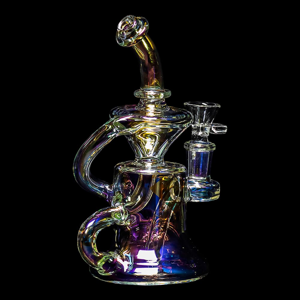 Diamond Glass Bottles Recycler - Fumed - 05