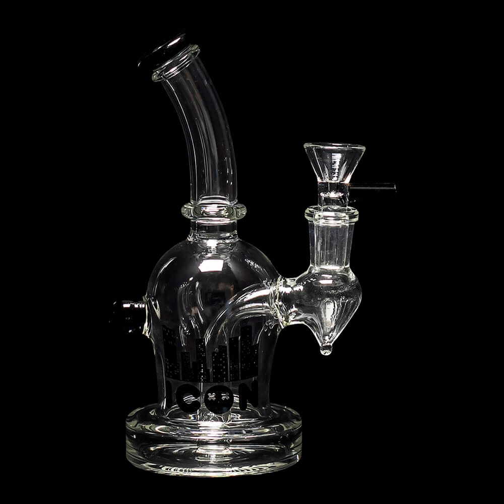 Diamond Glass Icon Ori Water Pipe - Black - 01