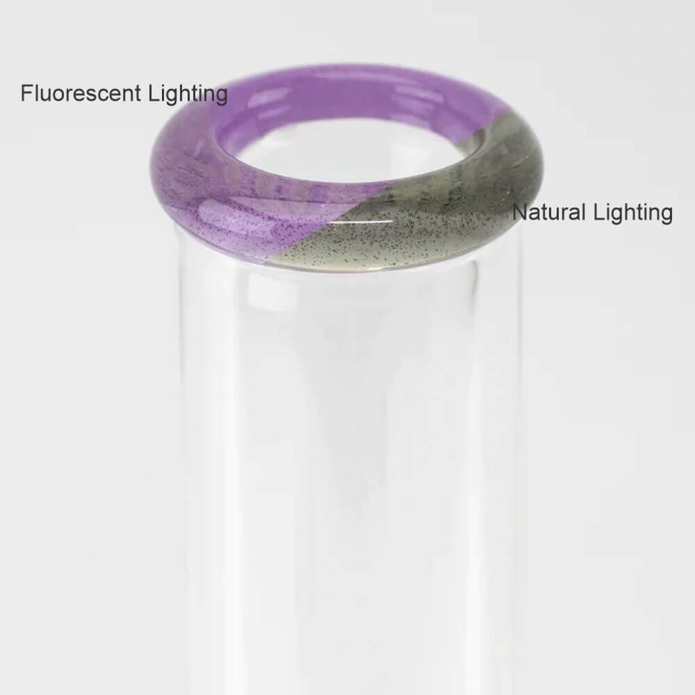 Empire Glassworks 12″ Frosty Floral Beaker – CFL Siriusly - 02