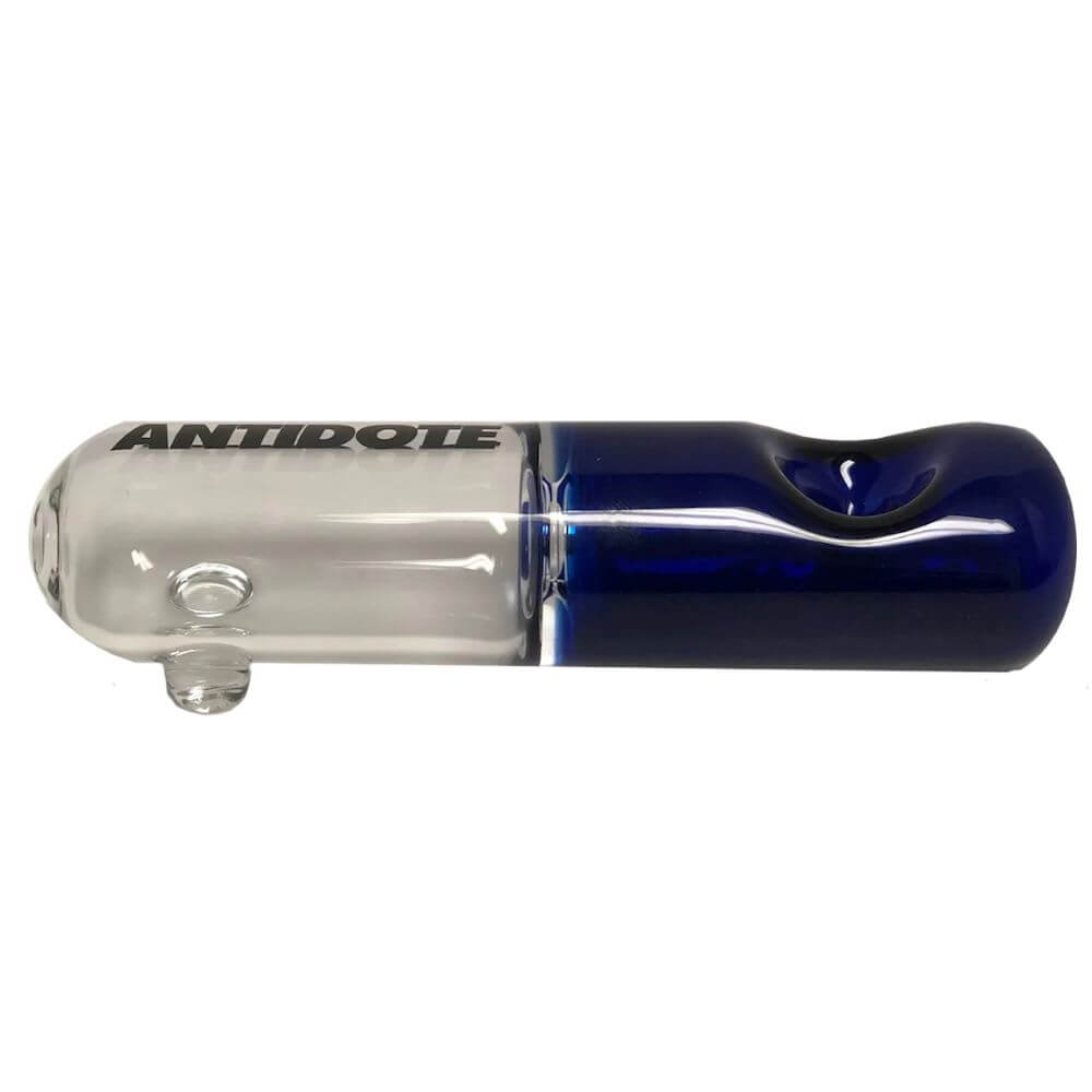 Antidote Steamroller Hand Pipe - Blue - 03