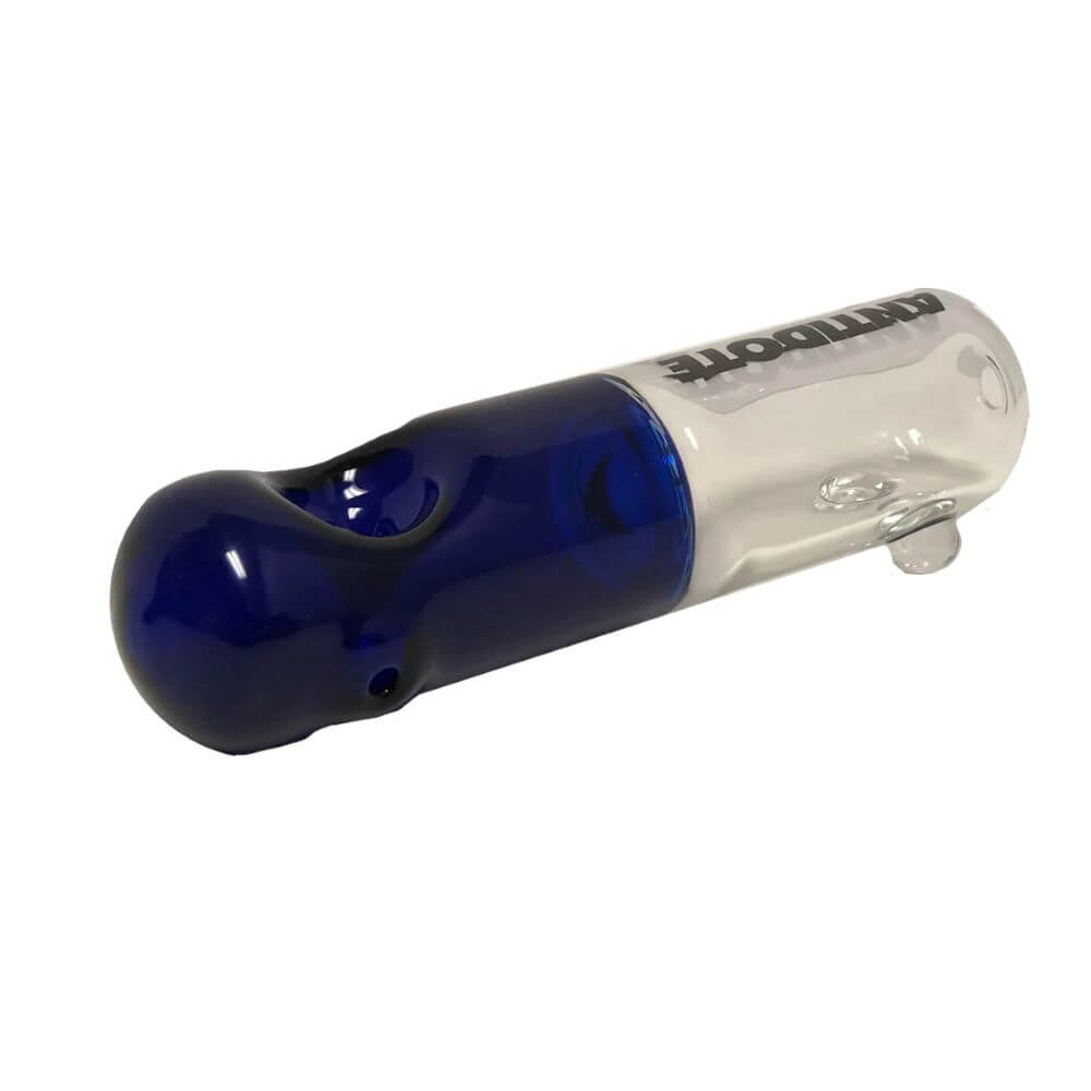 Antidote Steamroller Hand Pipe - Blue - 04