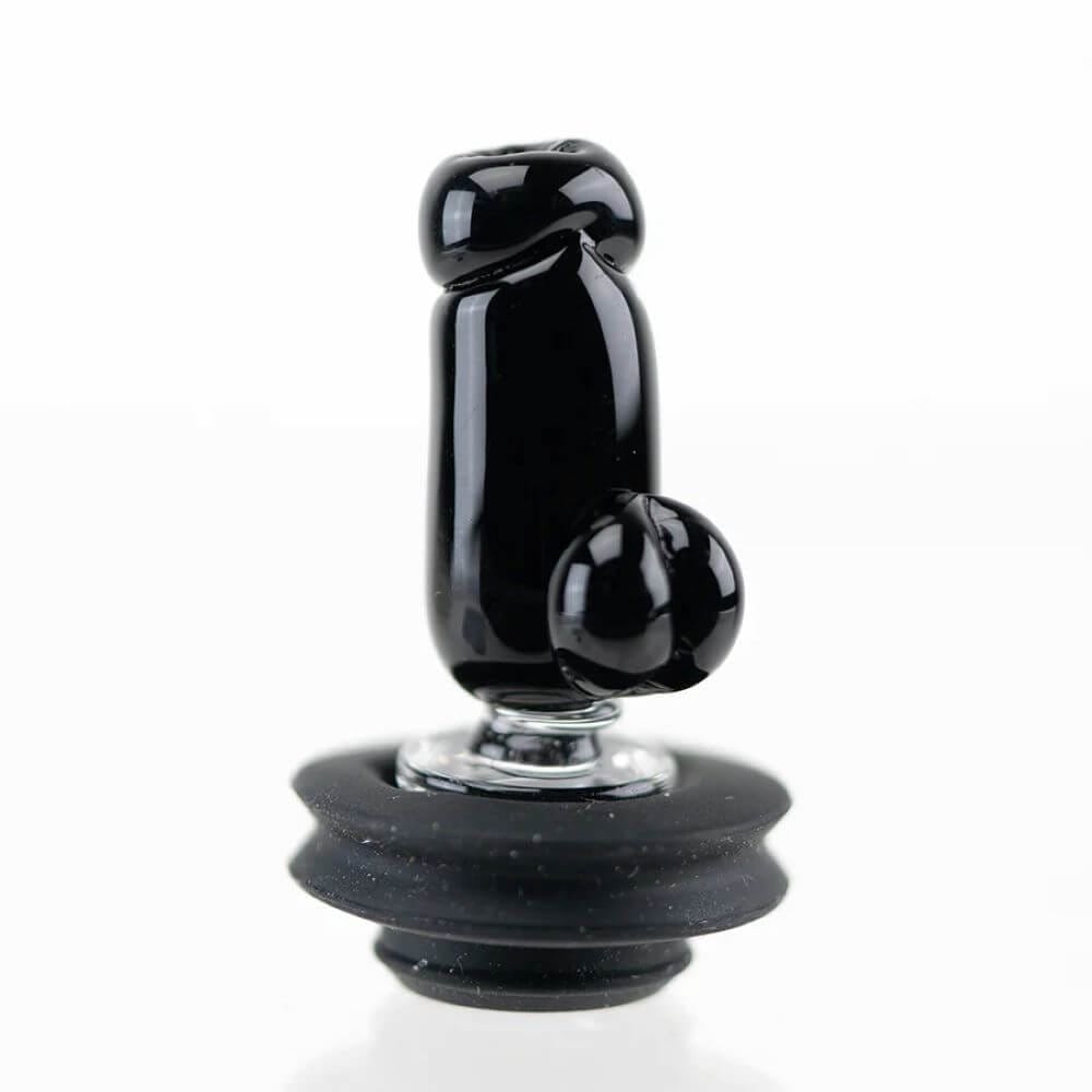Empire Glassworks Black Penis Puffco Peak Pro Carb Cap - 02