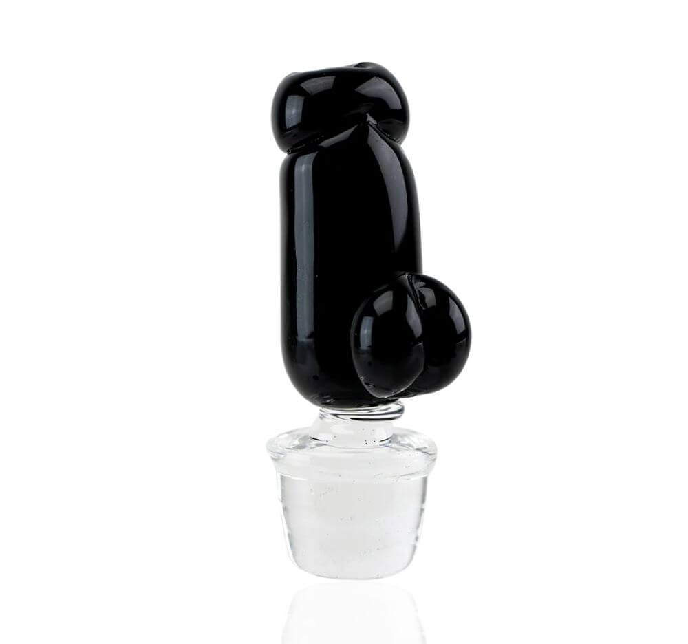 Empire Glassworks Black Penis Puffco Peak Pro Carb Cap - 03