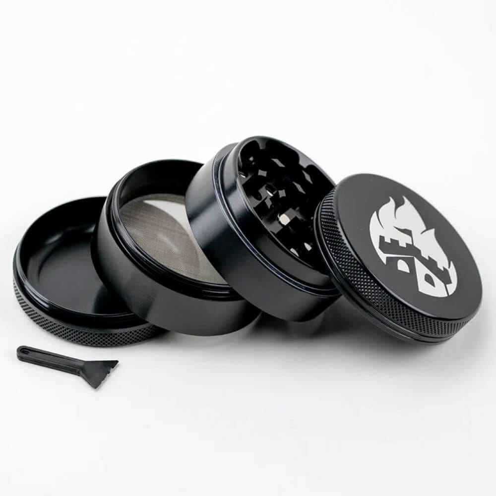 Empire Glassworks Aircraft Grade Aluminum 4-Piece Grinder - 02