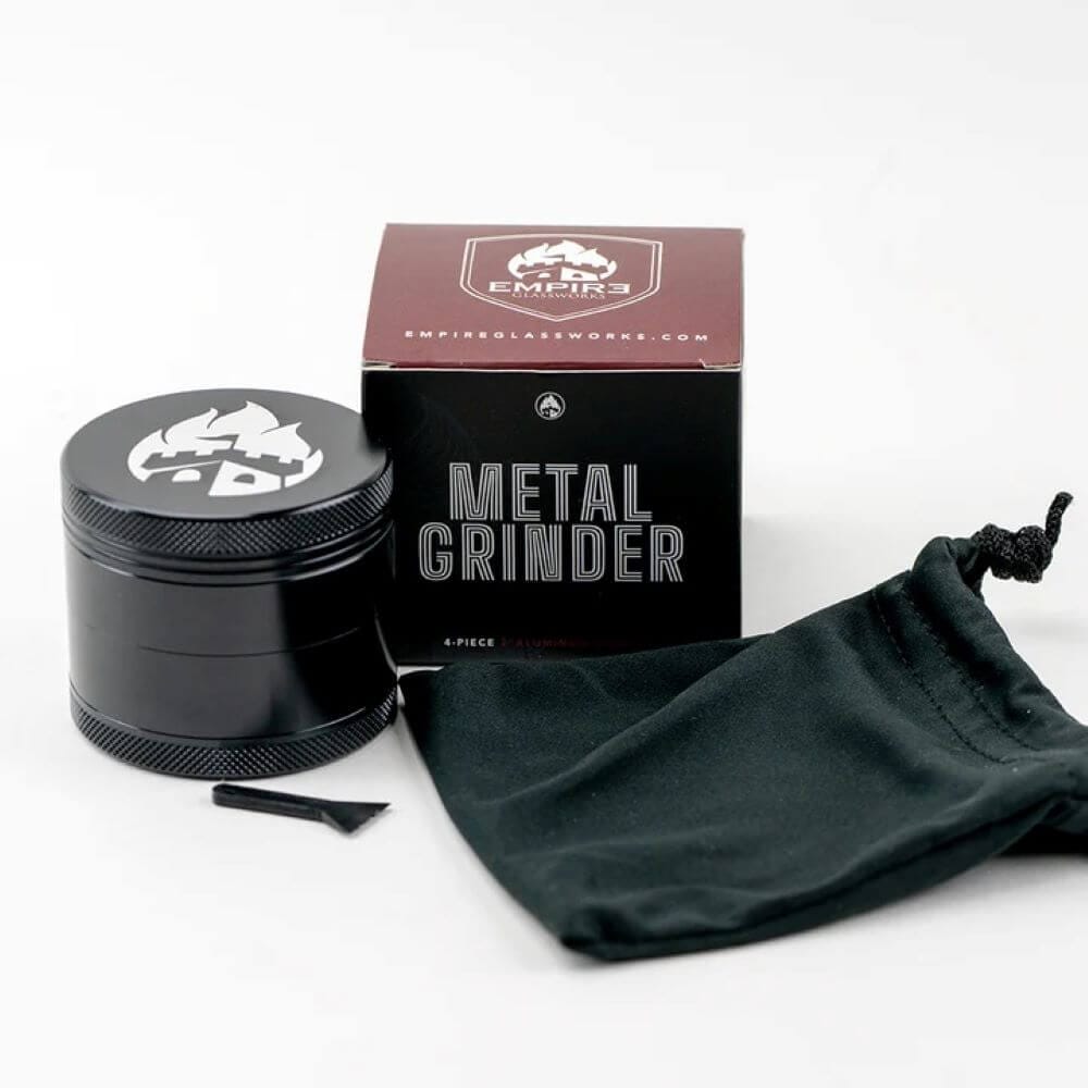 Empire Glassworks Aircraft Grade Aluminum 4-Piece Grinder - 04