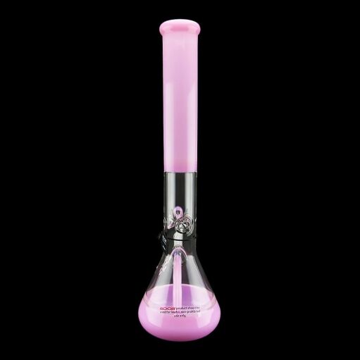 ROOR Custom Classic 18" Beaker Water Pipe 50mm x 5mm - Pink - 003