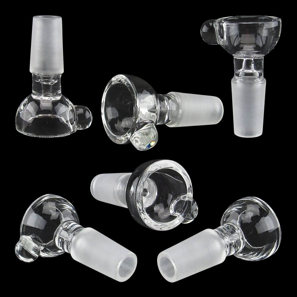 Single Marble Glass Bowl - 14mm Male - 07