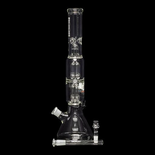 ROOR Tech 17" Double 4-Arm Tree Perc Beaker Water Pipe - 09