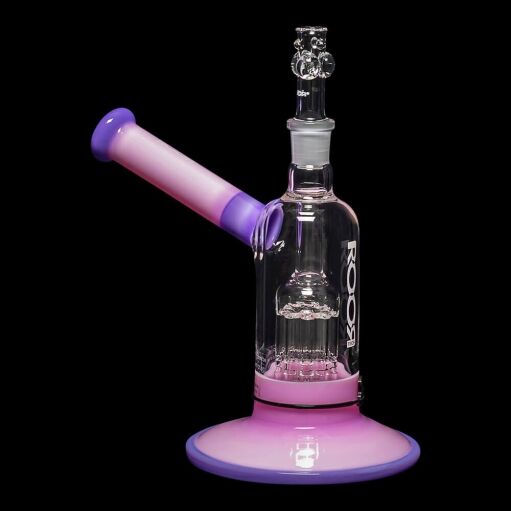 ROOR Tech Fixed 8" 10-Arm Tree Bubbler - Pink & Purple - 02
