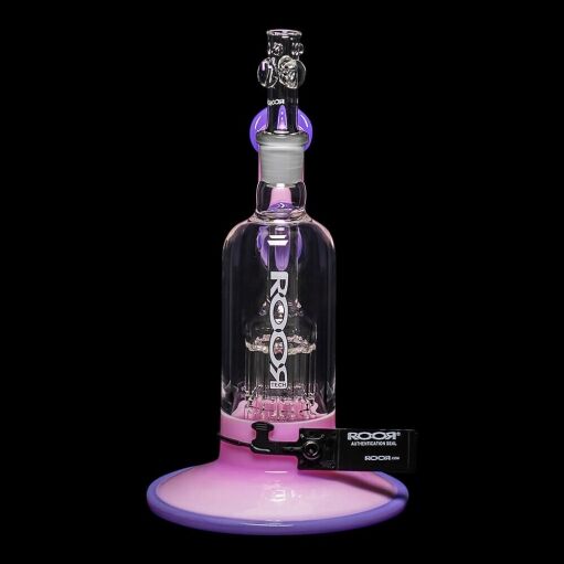 ROOR Tech Fixed 8" 10-Arm Tree Bubbler - Pink & Purple - 03