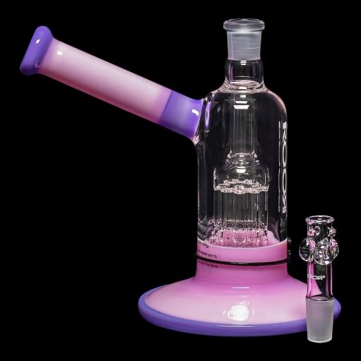 ROOR Tech Fixed 8" 10-Arm Tree Bubbler - Pink & Purple - 09