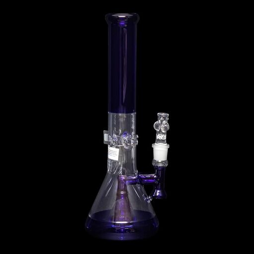 ROOR Tech Mini 14" Fixed Stem Beaker - Blue & Clear - 05