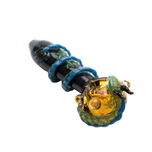 Empire Glasswork Dragon Sphere Hand Pipe - Small 02