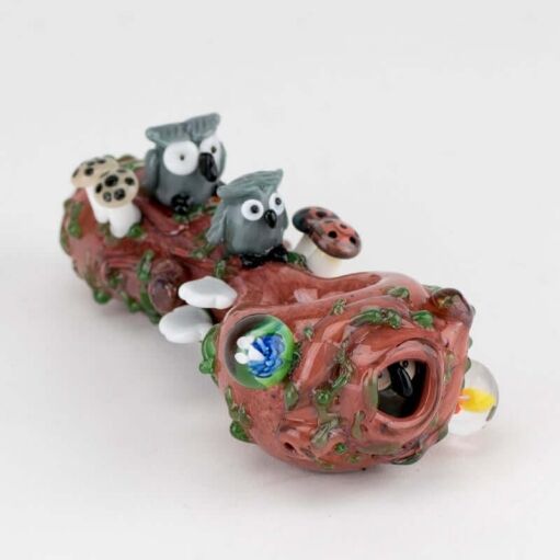 Empire Glassworks Hootie's Forest Hand Pipe 01