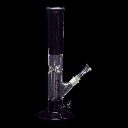 ROOR Custom Classic 14" Straight Water Pipe 50mm x 5mm - Black - 05