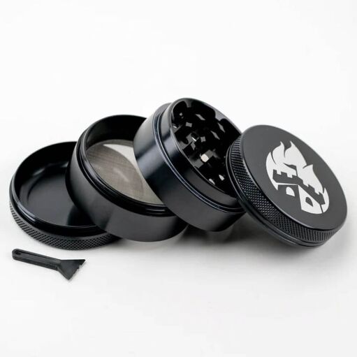 Empire Glassworks Aircraft Grade Aluminum 4-Piece Grinder - 02
