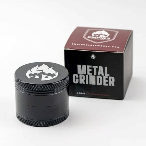 Empire Glassworks Aircraft Grade Aluminum 4-Piece Grinder - 03
