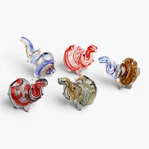 Baby Elephant Hand Pipe - 03