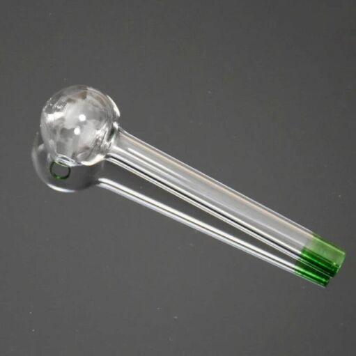 4" Oil Burner Hand Pipe w/ Color Accents - 04