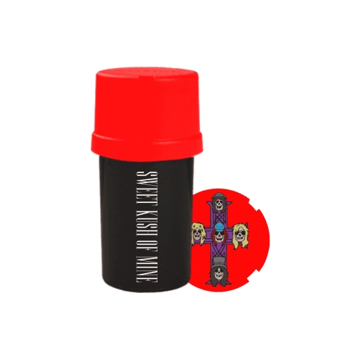 Medtainer | Storage w/ Grinder "Sweet Kush of Mine" - 20 Dram | The Ultimate Storage Solution for Herb Fans