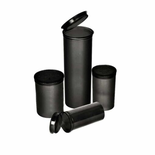Philips Rx Child Resistant Pop Top Bottle 19 Dram – Black