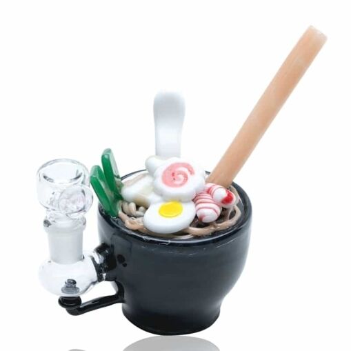 Empire Glassworks 6" Mini Rig Bowl of Noodles w/ Opal Bowl