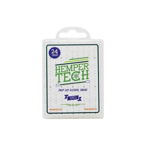 Hemper | Tech Snapcap Alcohol Swabs | Easy Cleaning for All Your Accessories!